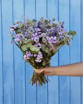 Dried flower bouquets
