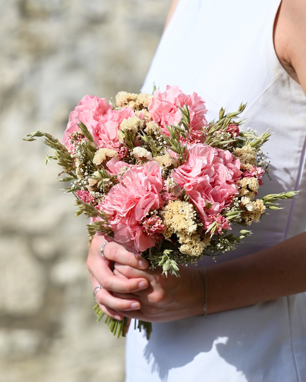 Bouquet de mariée champêtre Rosa
