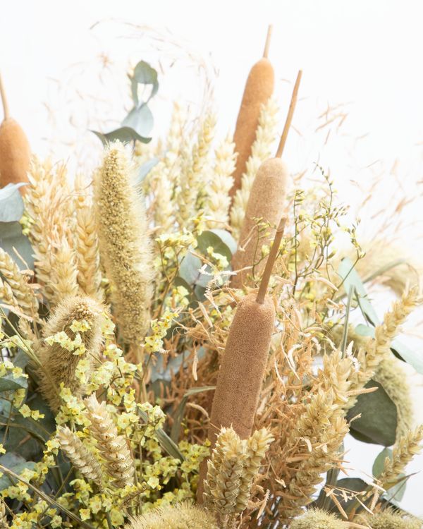 Bouquet fleurs séchées naturel Esprit méditerranéen