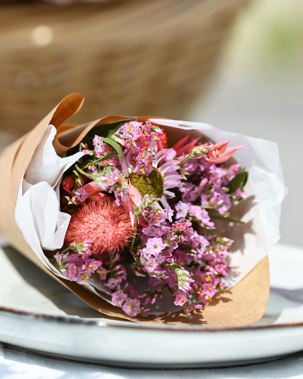 10 Mini bouquets invités Verano