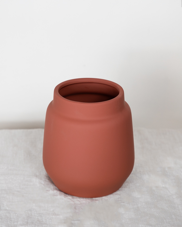 Small coral vase