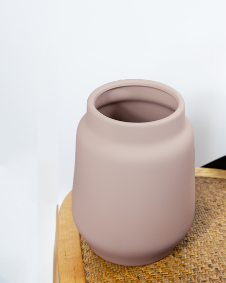 Small nude pink vase