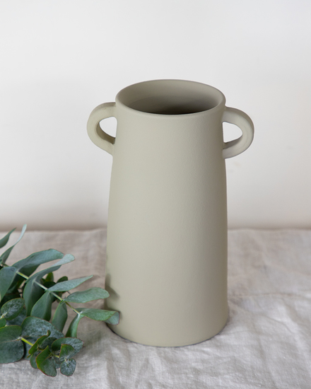 Vase gris beige