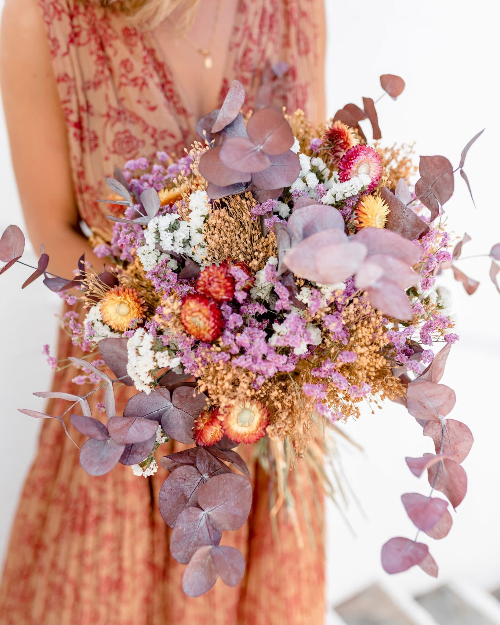 Bouquet de fleurs séchées Rosa Cadaqués