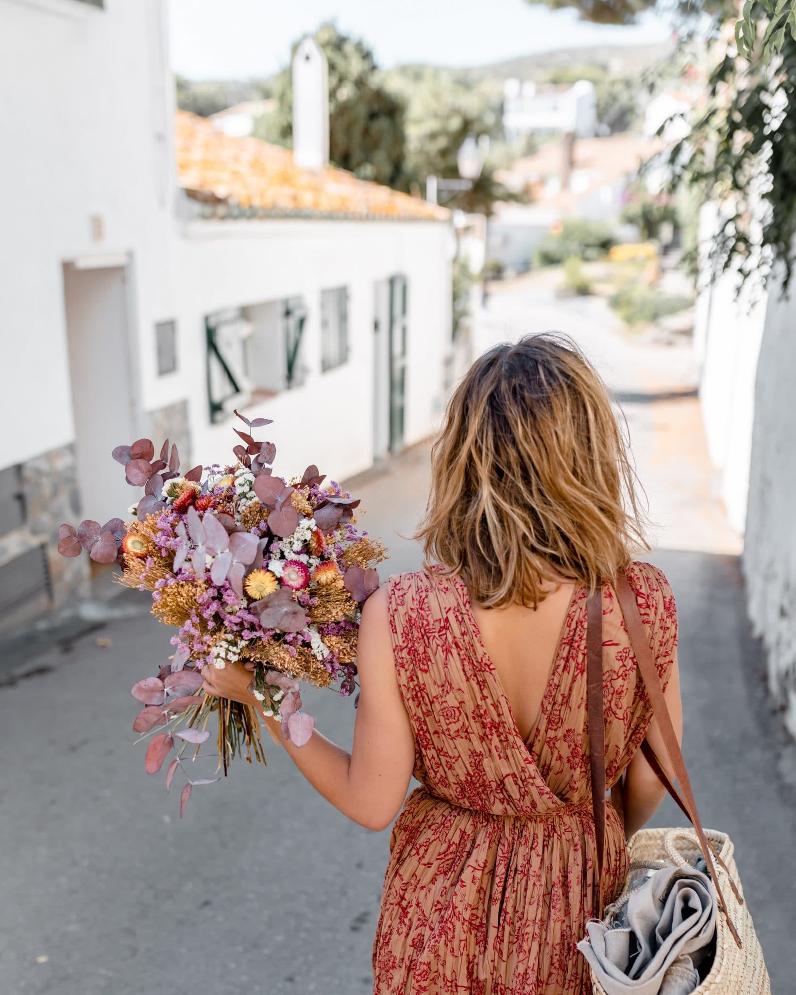 Bouquet de fleurs séchées Rosa Cadaqués