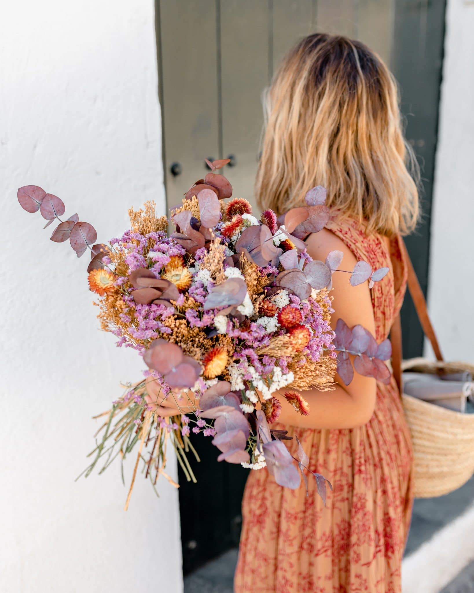 Bouquet de fleurs séchées Rosa Cadaqués