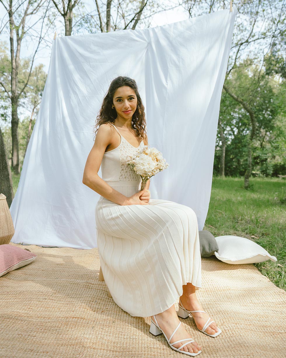 Bouquet de mariée fleurs séchées