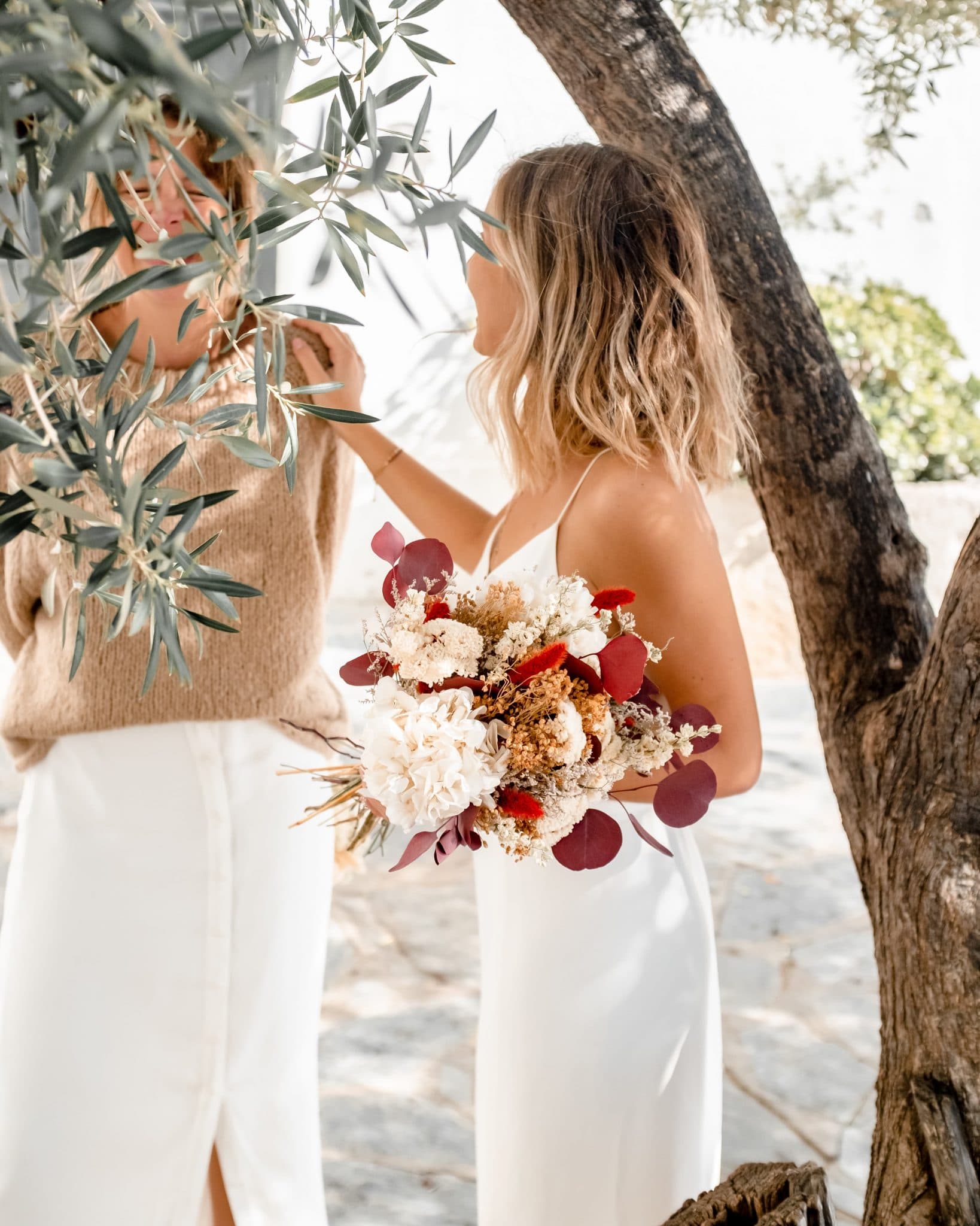 Bouquet mariée fleurs séchées Magda