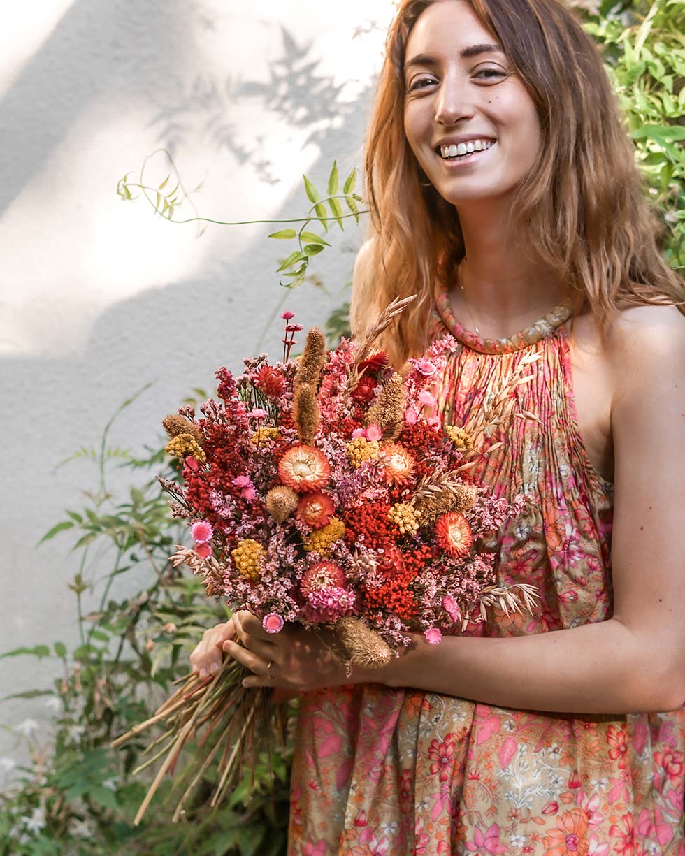 Bouquet de fleurs séchées Louise Misha