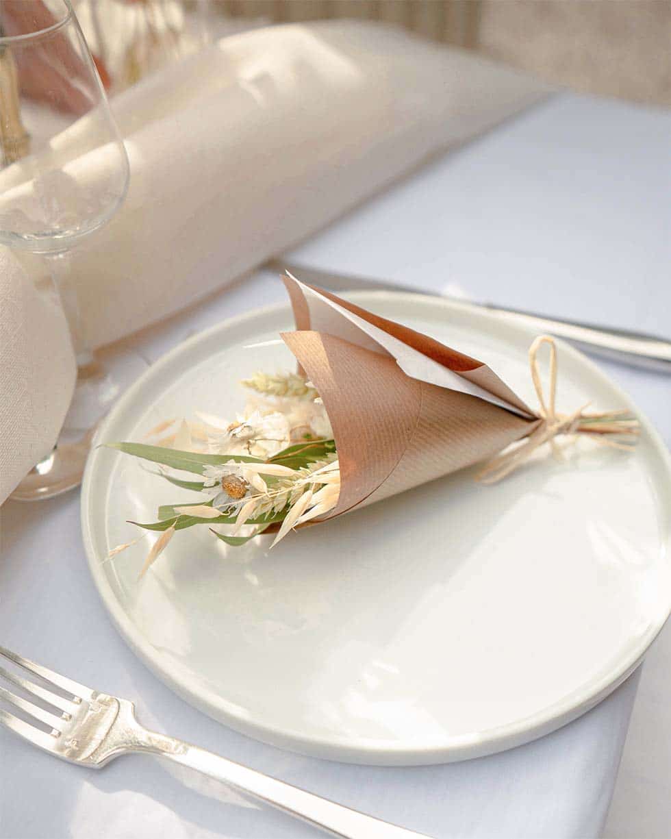 Bouquets invités fleurs séchées