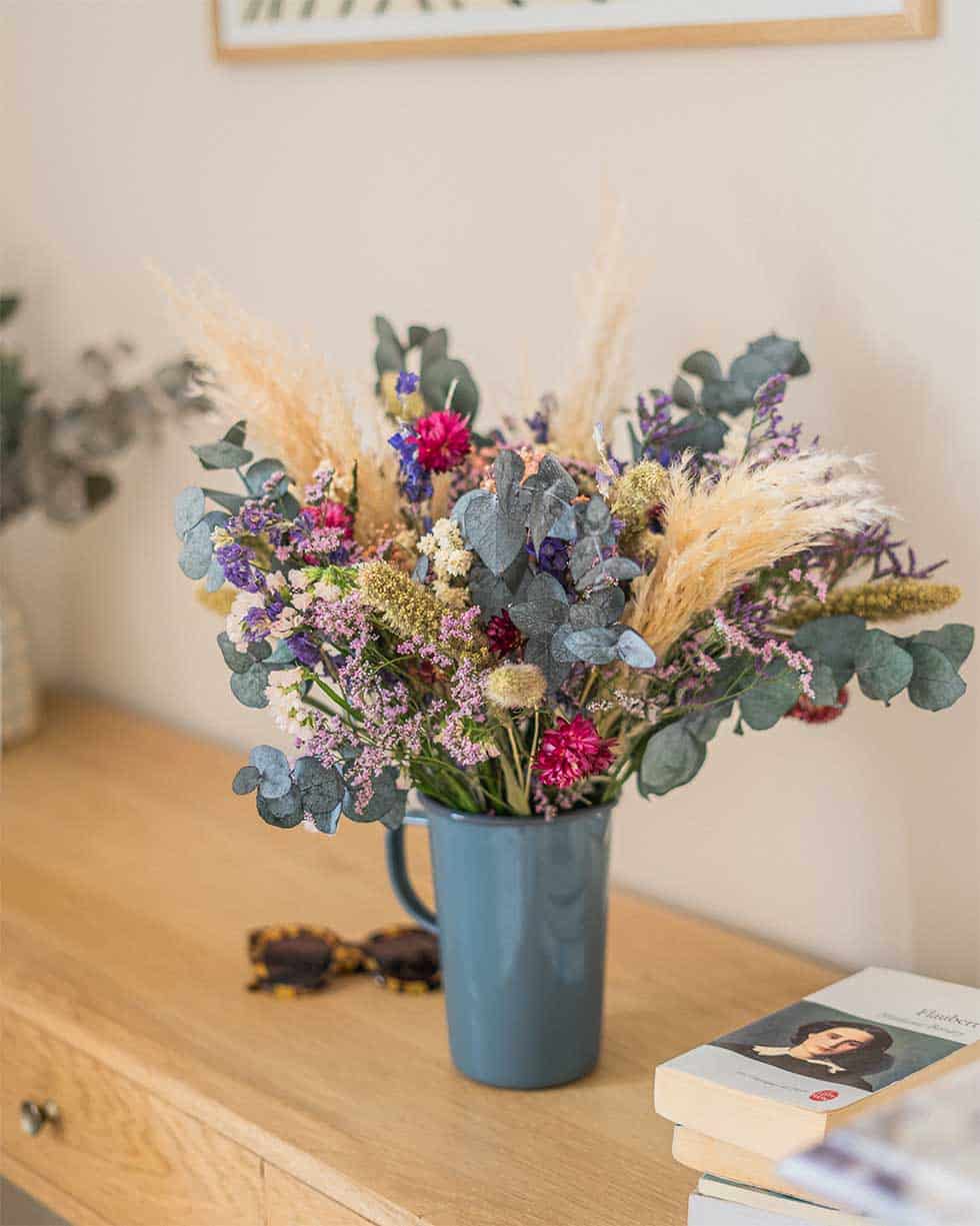 bouquet cala fornells + carafe falcon