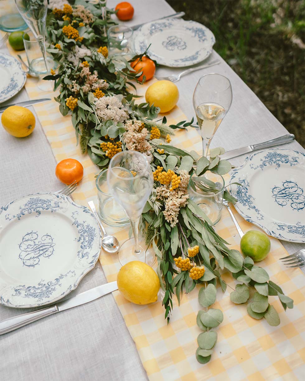 Chemin de table mariage