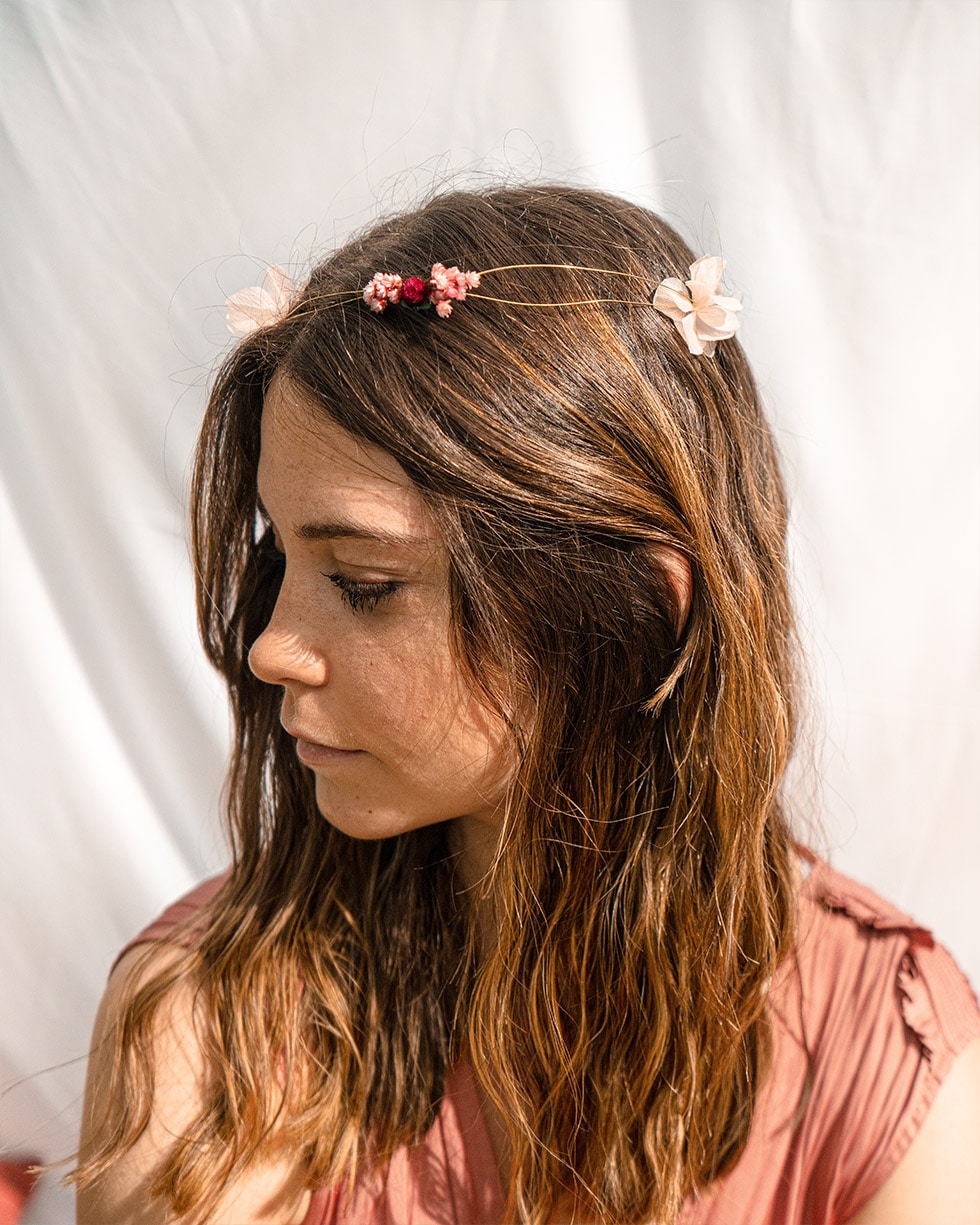 Couronne Frida Couronne fleurs séchées mariage
