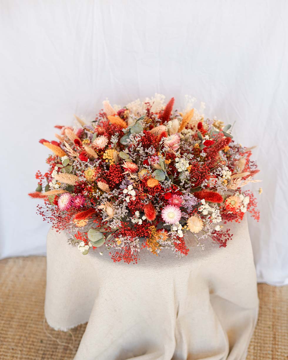 Coussin fleurs deuil