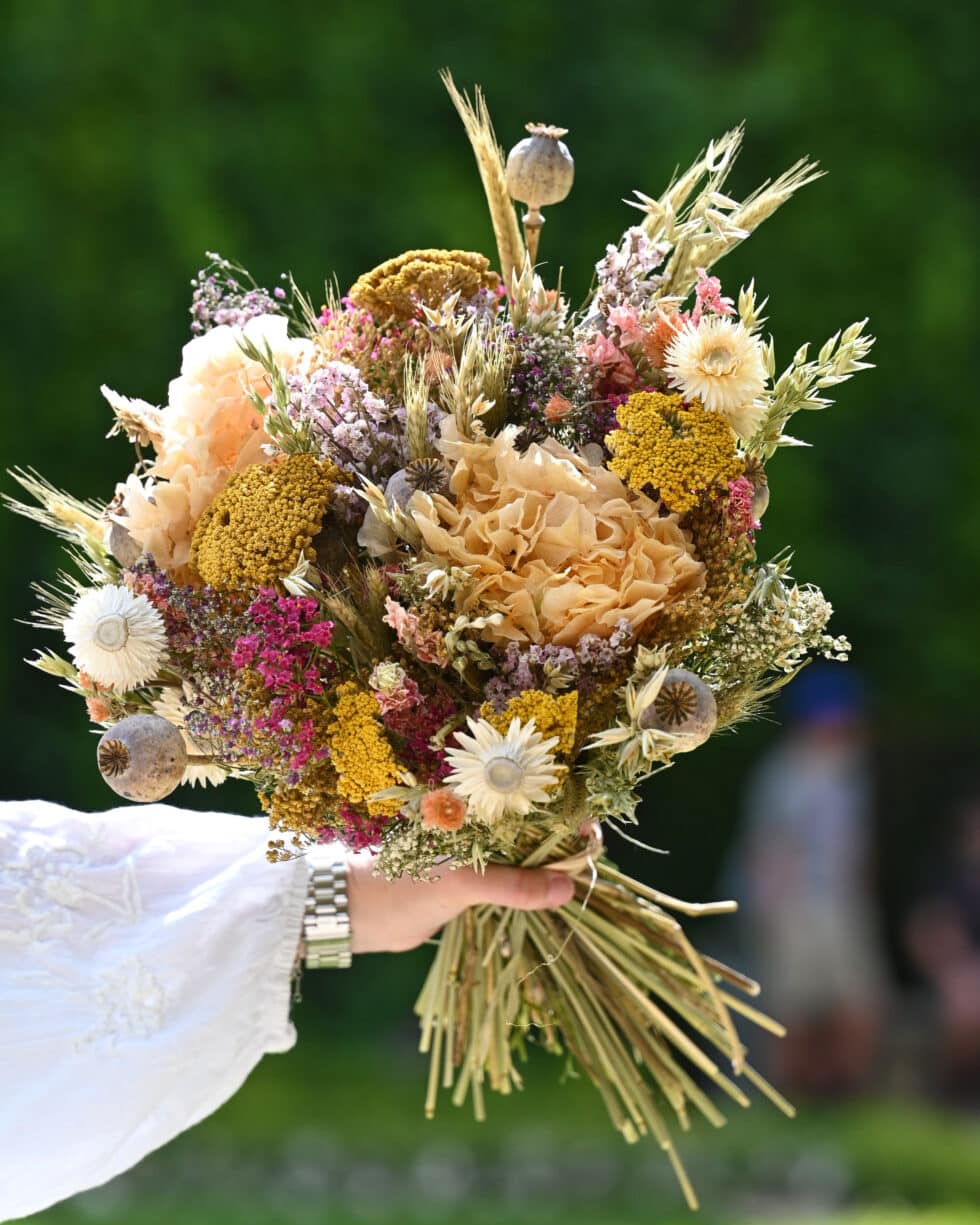 bouquet fleurs séchées - caïals