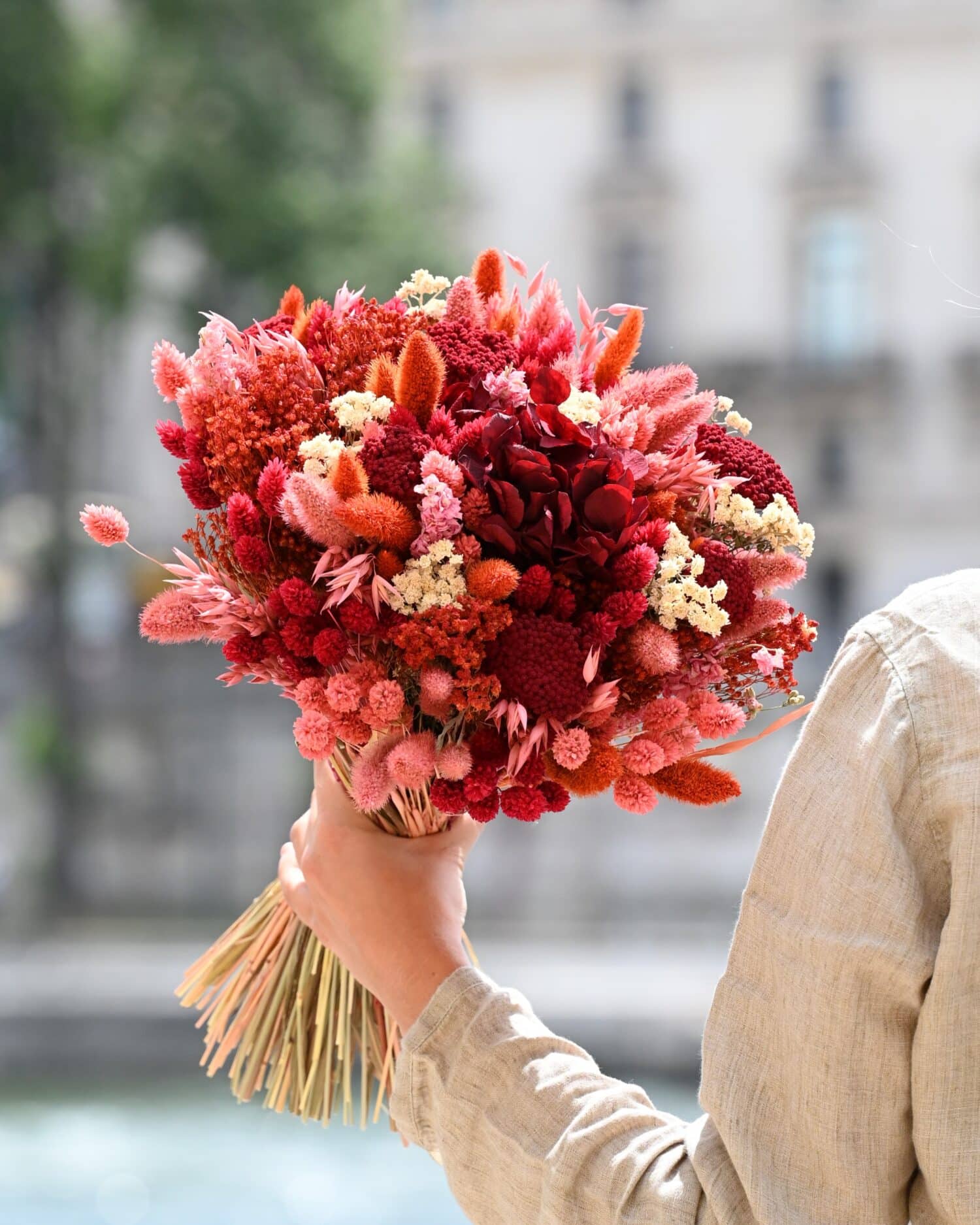bouquet fleurs séchées - besame mucho