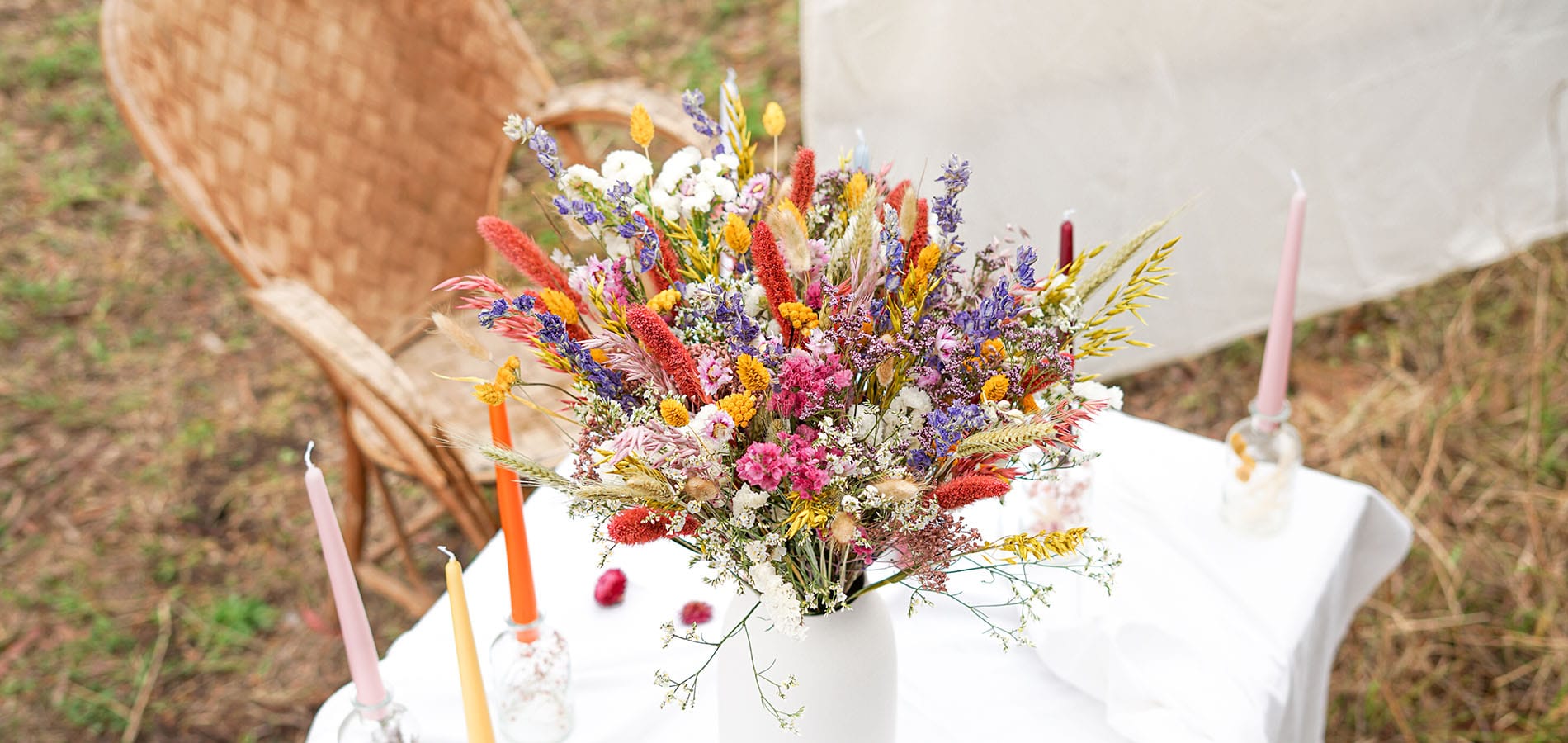Fleurs séchées Fleurs séchées