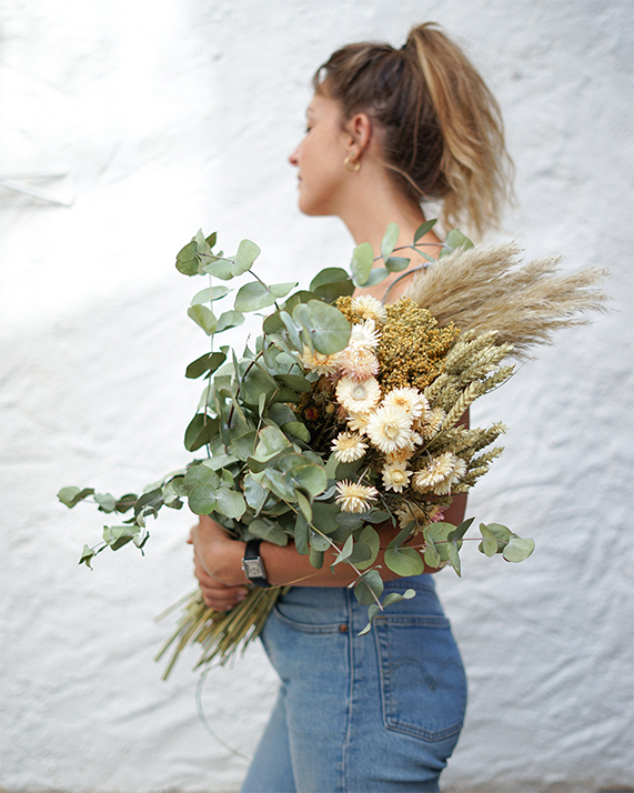 Melange fleurs sechees rosa cadaques naturel