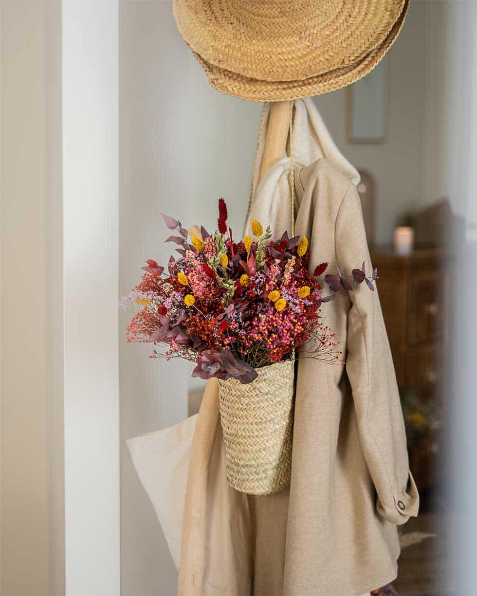 Panier canyelles et bouquet calanans