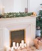 Rosa-Cadaques-guirlande-cheminee-fleurs-sechees-rouge-collection-noel Guirlande de cheminee noel rouge fleurs sechees