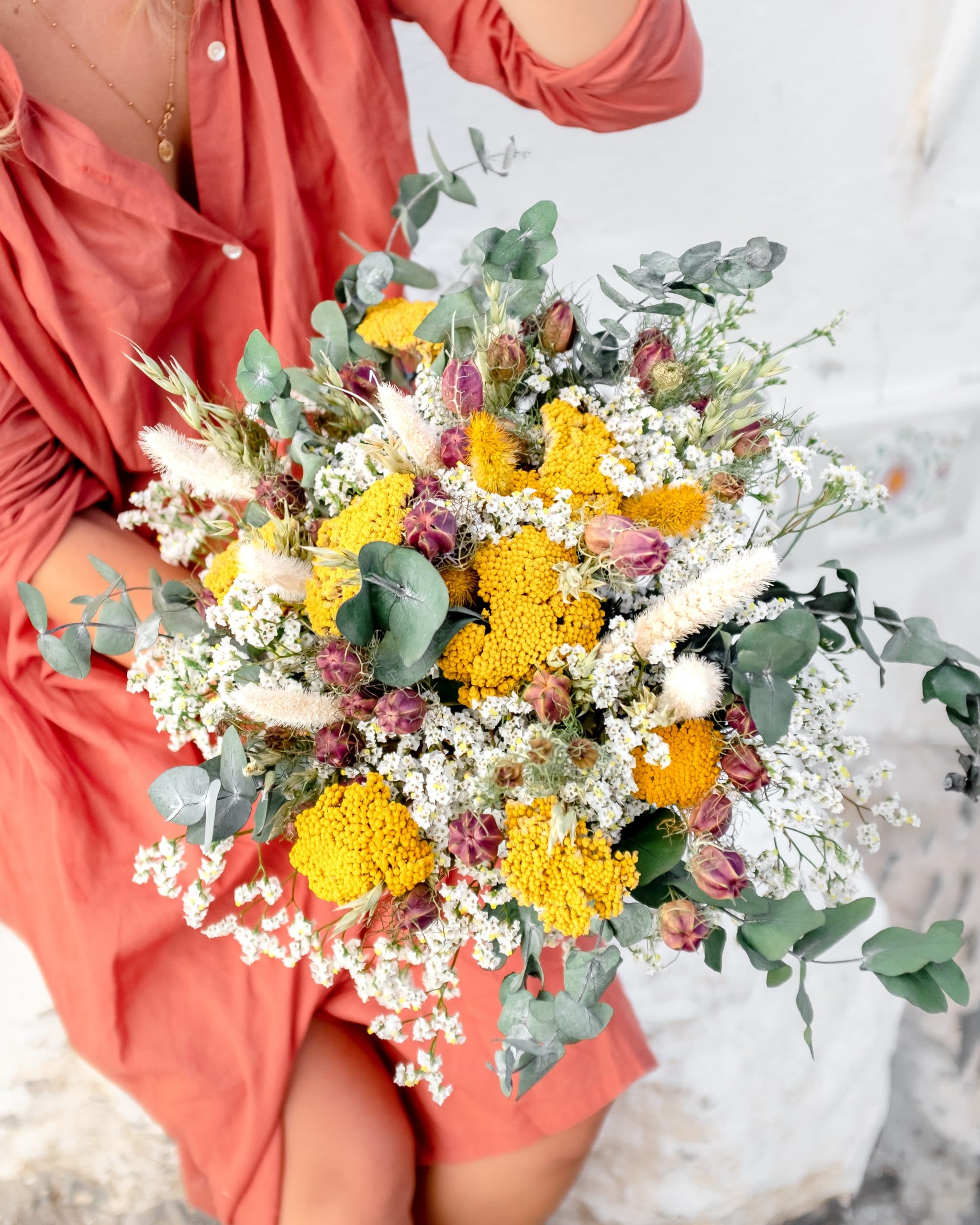 Bouquet de fleurs séchées Cala Monjoi