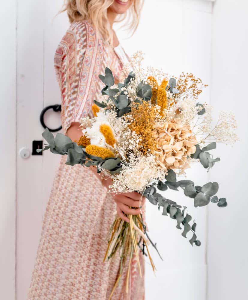 Bouquet de fleurs séchées tamariu par Rosa Cadaqués