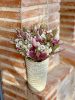 Rosa Cadaqués Fleurs séchées Panier Bouquet Canyelles