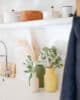 Trio-vases-céramique Vase fleurs séchées