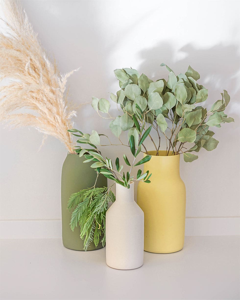 Vase-fleurs-séchées- Vase fleurs séchées
