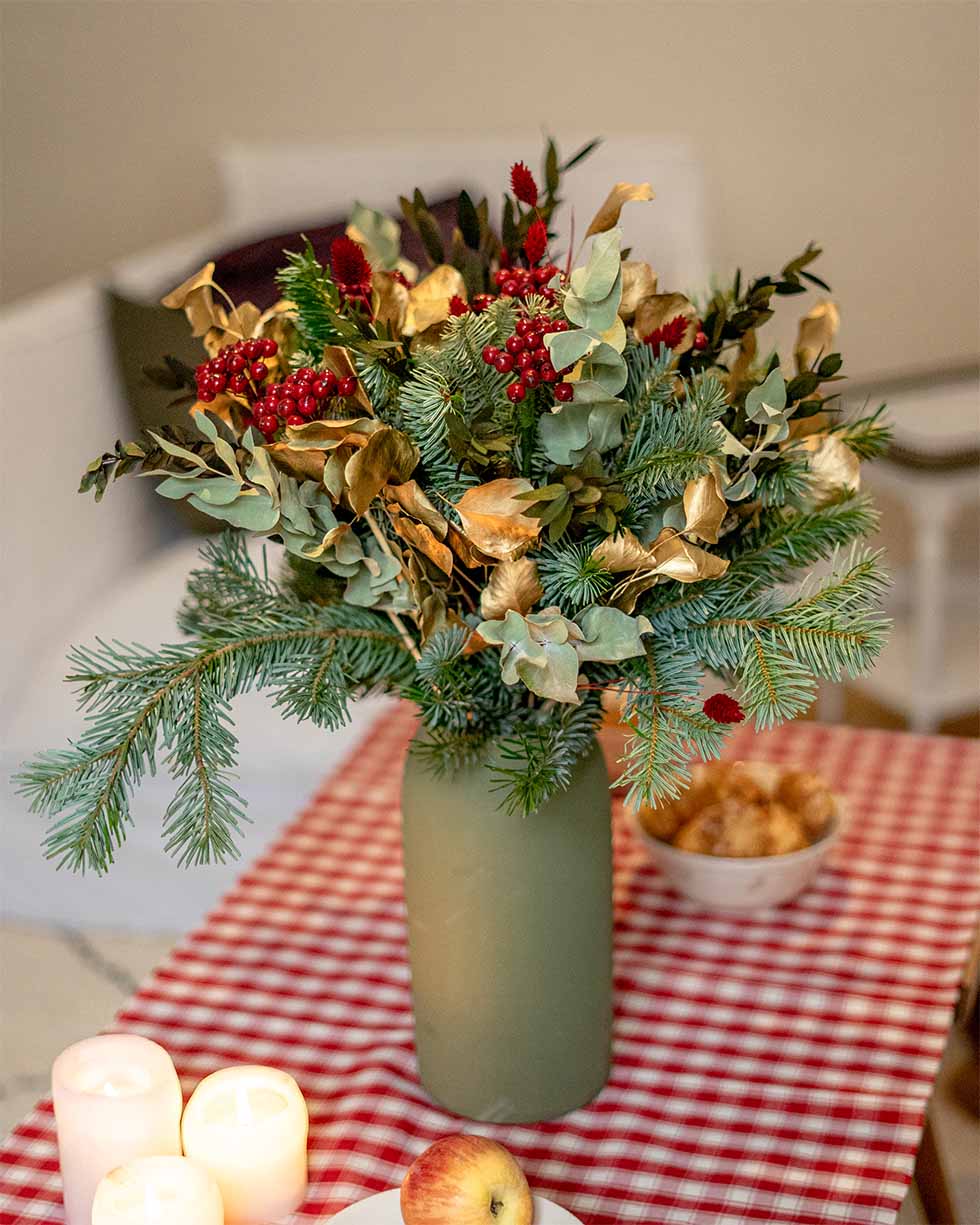 bouquet de noel rouge copie