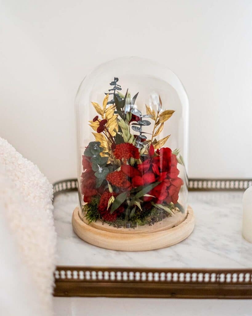 cloche en verre noel rouge cloche en verre noel rouge