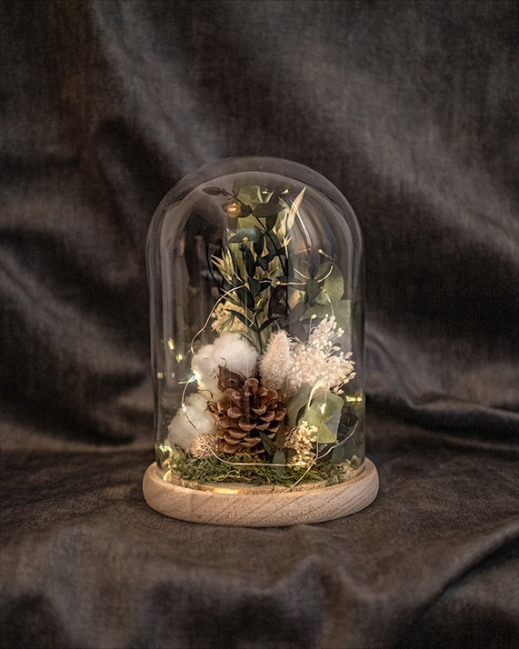 cloche-naturelle Campana de Navidad natural