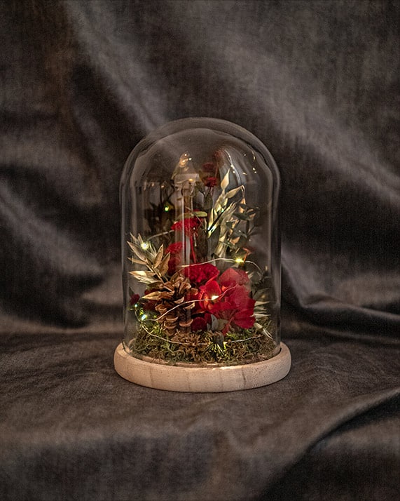 cloche-rouge Campana de Navidad roja