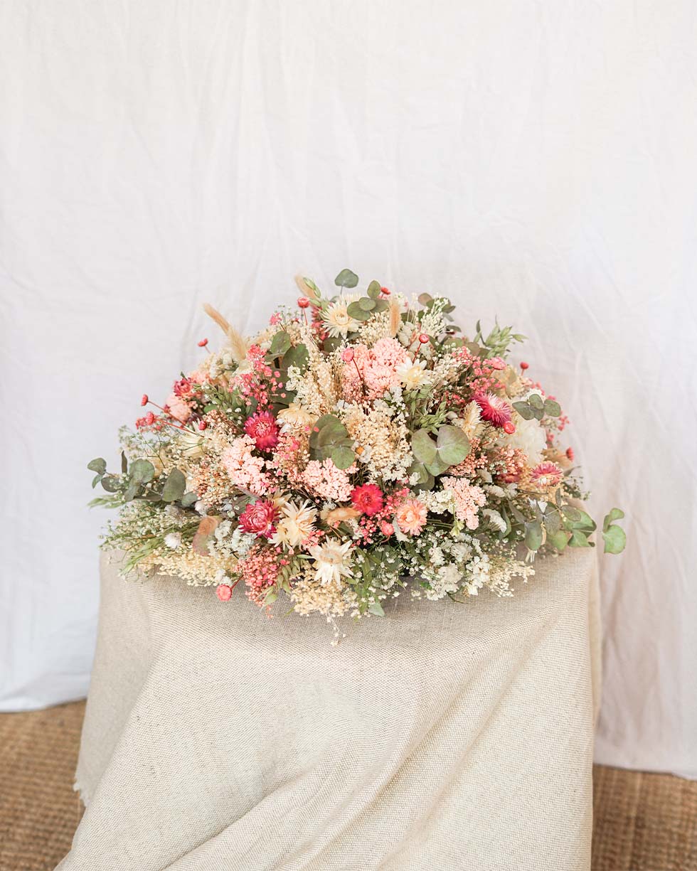 coussin fleurs enterrement .