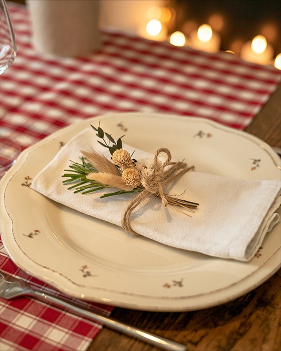 christmas napkin decoration