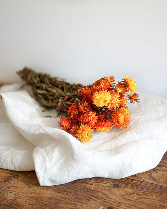 Botte de fleurs séchées naturelles