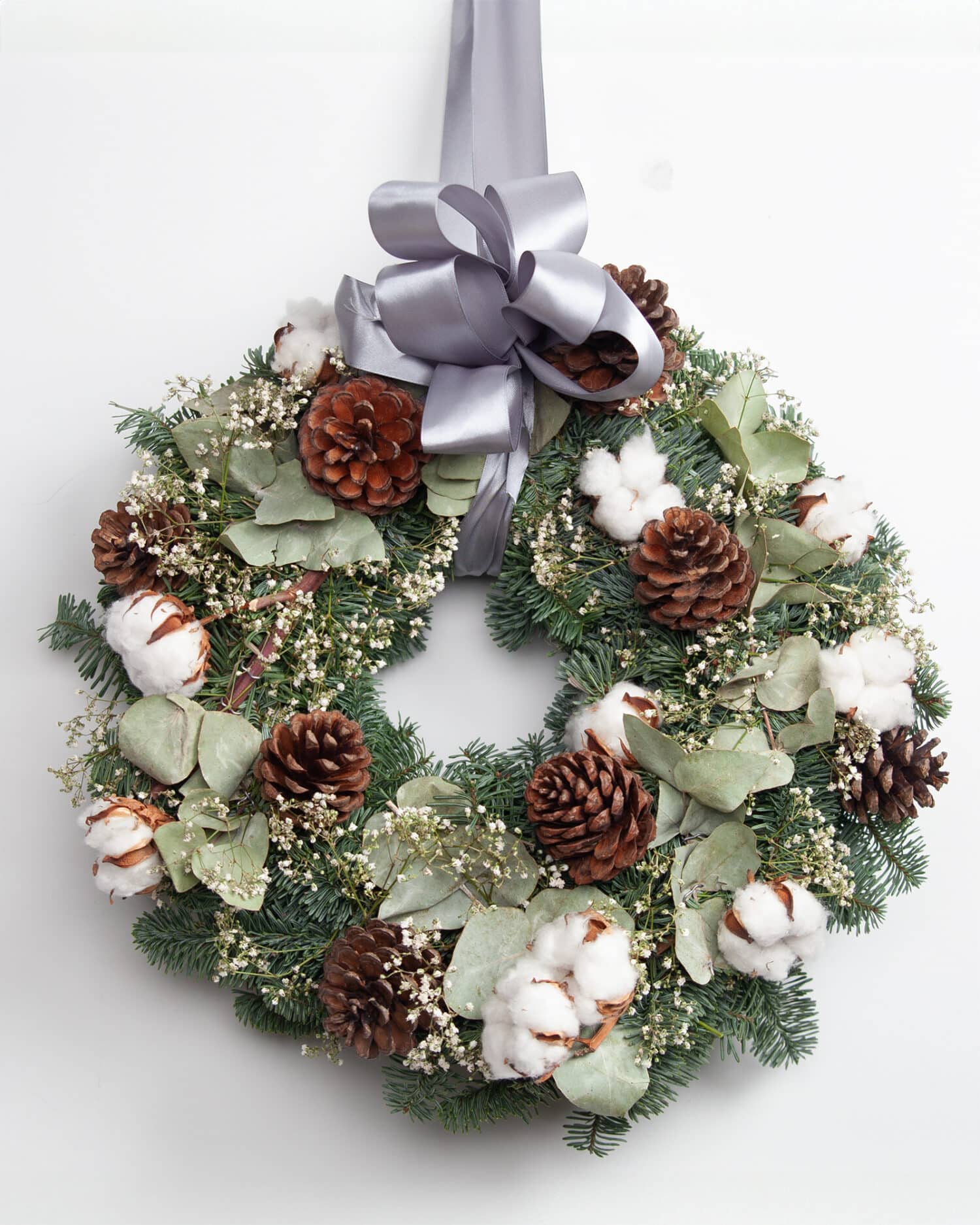 Couronne de porte Noël Naturelle Rosa Cadaqués