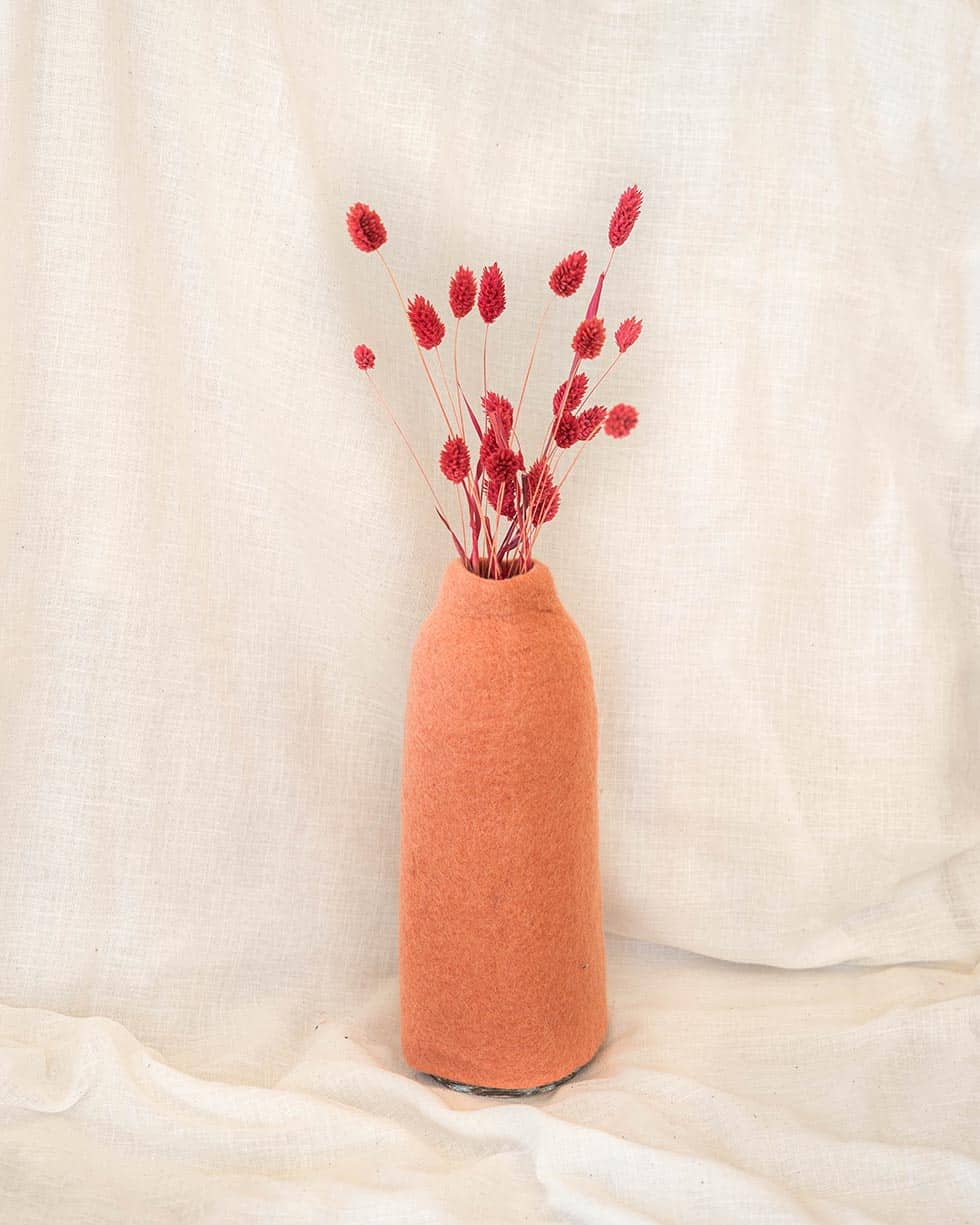 vase laine terracotta